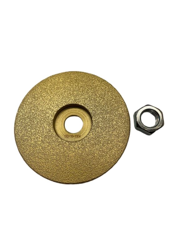 100 Grit Diamond Brazed Grinding wheel – 4-inch Brazed Grinding Cup - Image 2