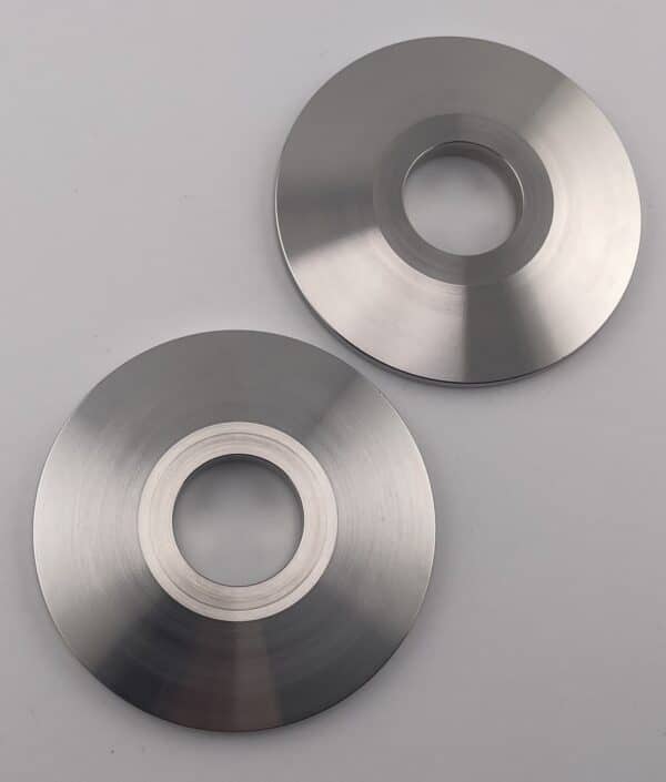 Arbor Bench Grinding Washers 2-3/8" OD x 3/4" ID - Stainless Steel CNC Machined - Image 2