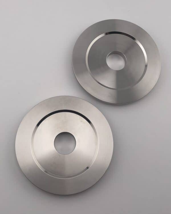 Arbor Bench Grinding Washers 3-3/8" OD x 3/4" ID - Stainless Steel CNC Machined - Image 3