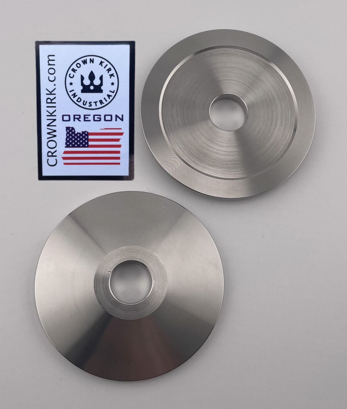 Arbor Bench Grinding Washers 2-3/4" OD x 5/8" ID - Stainless Steel CNC Machined