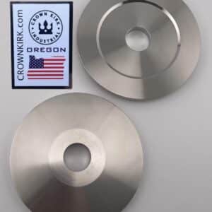 Arbor Bench Grinding Washers 3-3/8" OD x 3/4" ID - Stainless Steel CNC Machined