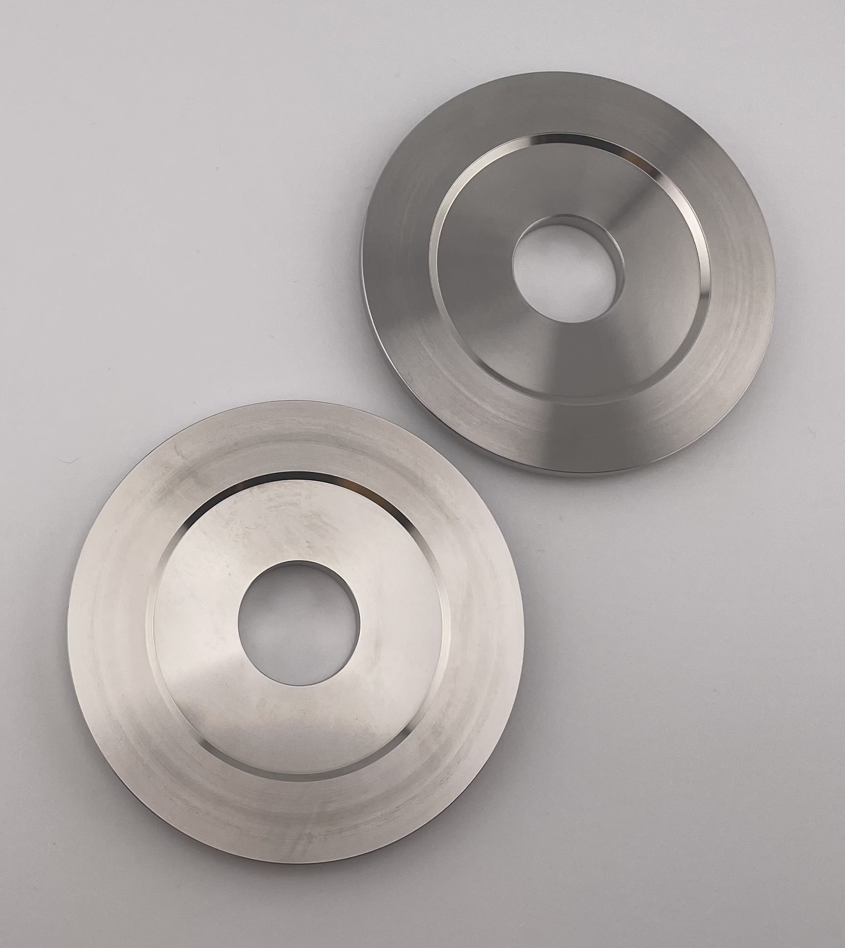 Arbor Bench Grinding Washers 3-3/4" OD x 1.00" ID - Stainless Steel CNC Machined - Image 4