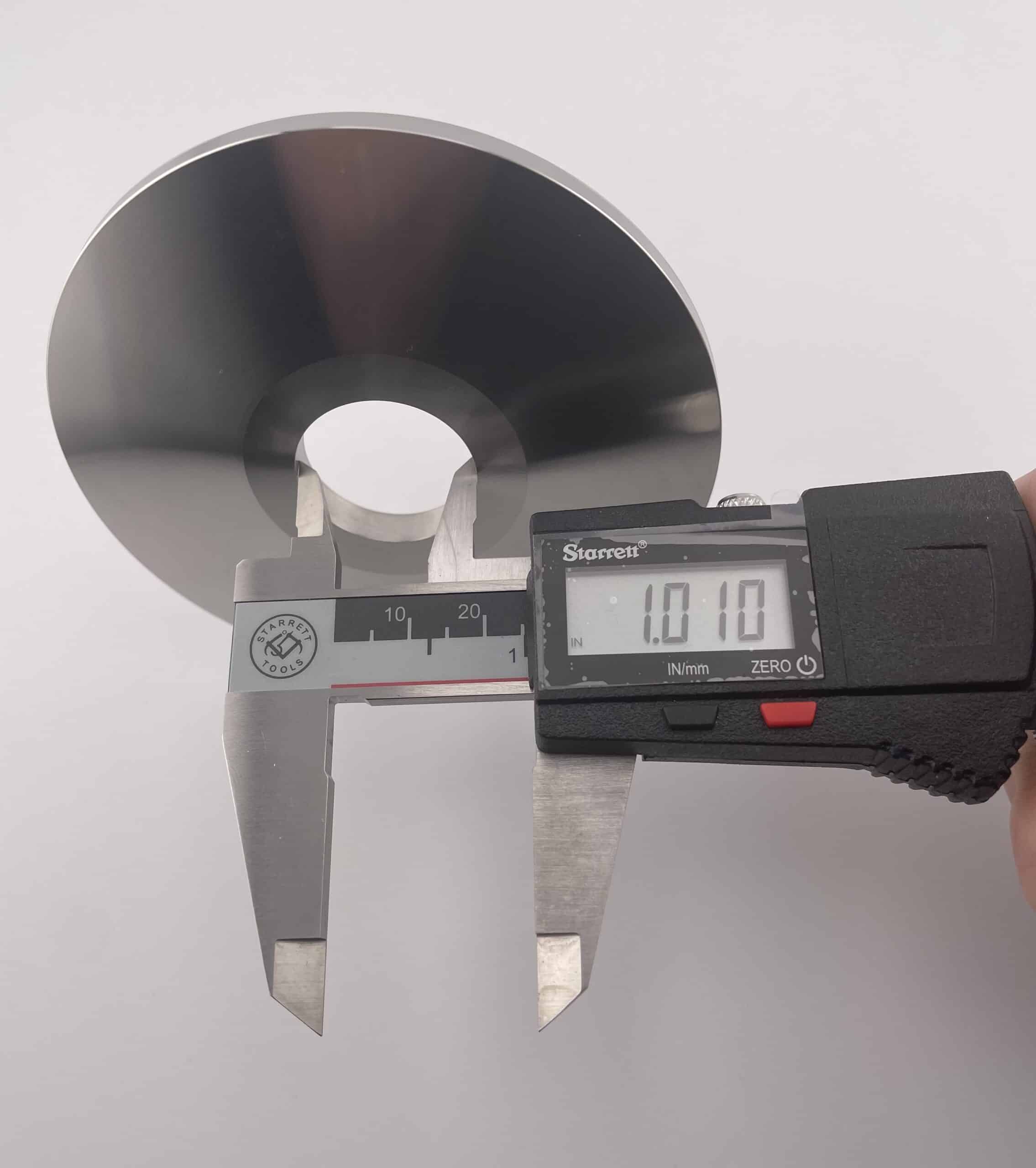 Arbor Bench Grinding Washers 3-3/4" OD x 1.00" ID - Stainless Steel CNC Machined - Image 6