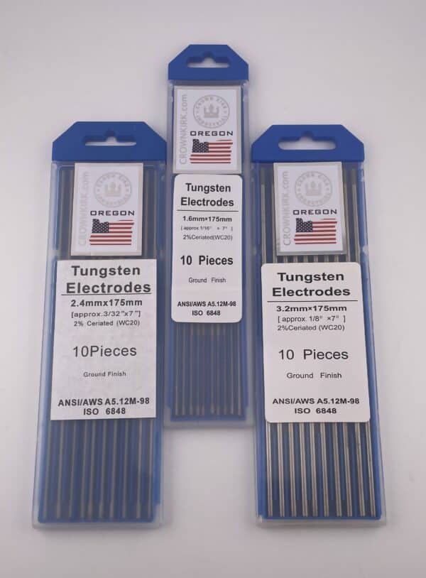 TIG Welding Tungsten Rod Electrodes 2% Ceriated (Grey, WC20), 1/16", 10 Pack - Image 4