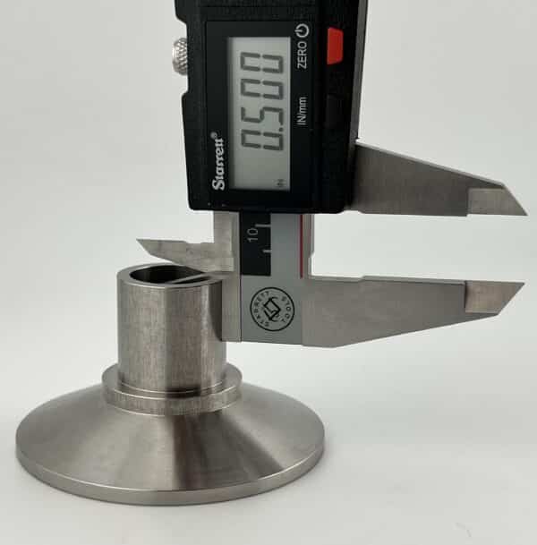 .670" Arbor Flange Washer for Bench Grinder – 2.5" OD Stainless Steel Keyed - Image 5