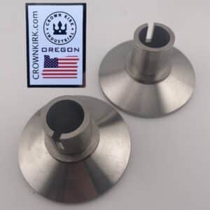 .670" Arbor Flange Washer for Bench Grinder – 2.5" OD Stainless Steel Keyed